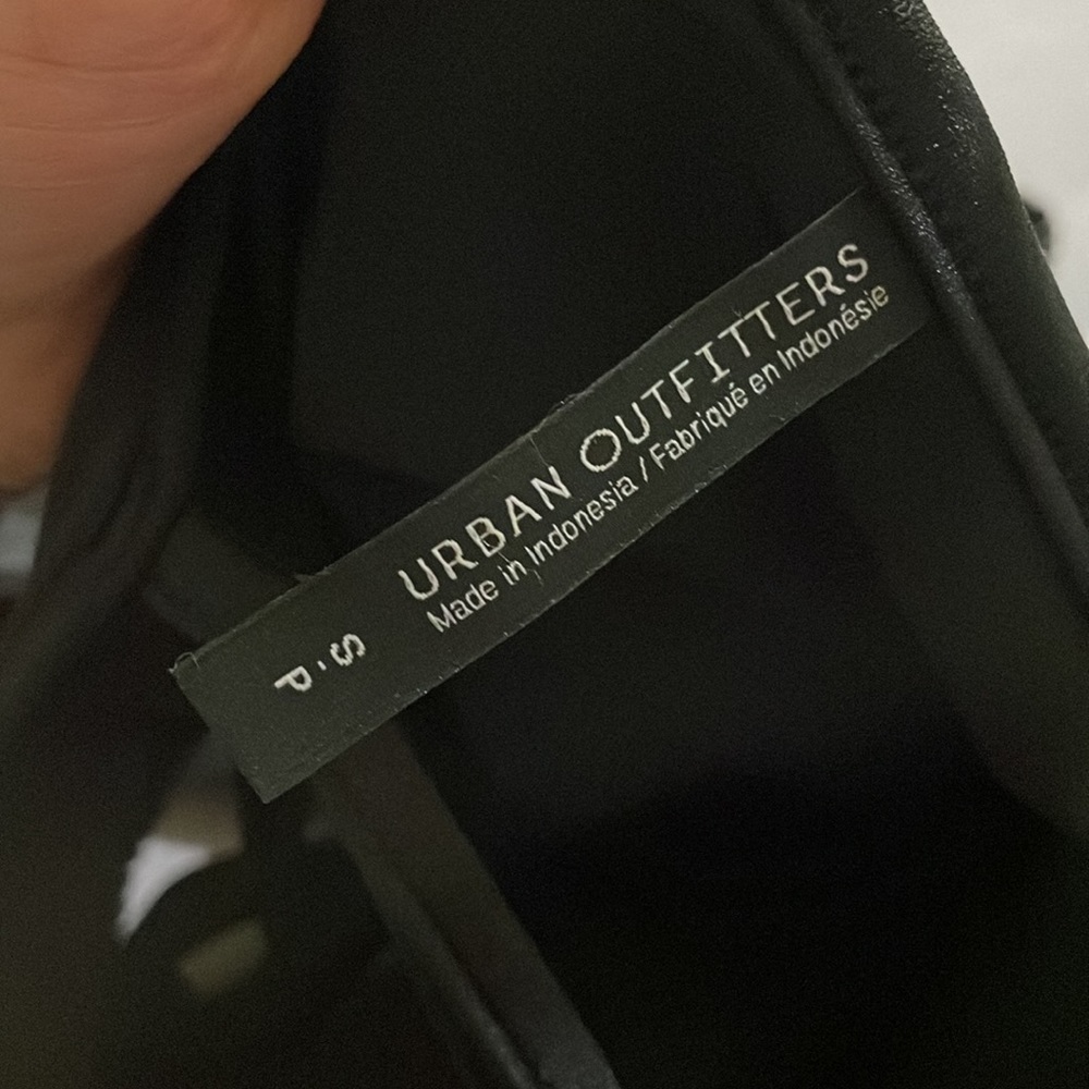 NWT Urban Outfitters Cut-Out Black Mini Dress - Picture 4 of 4